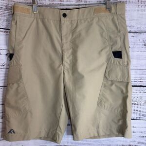Tahoe River Outfitters Shorts Mens Sz 32 khaki Cargo  Performance Outdoor UPF 30